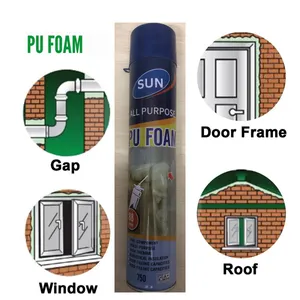 Sun Waterproof PU Foam Expanding Spray 750ml