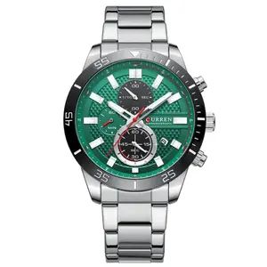 Curren-8417 High Quality Stainless Steel Luminous Men's Watch - Variant 4