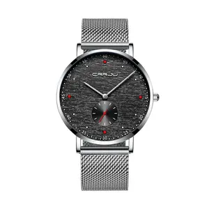 CRRJU 2163 Minimalist Stainless Steel Multifunctional Analog Quartz Men's Watch - Variant 2