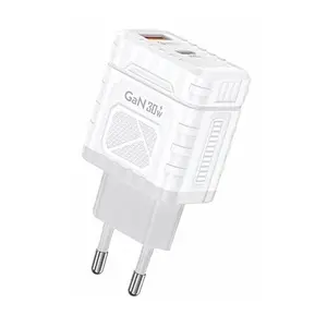 Foneng EU61 30W GaN Dual-Port Fast Charger with Type-C Cable