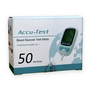 Accu-Test Blood Glucose Monitoring Test Strip for Diabetics