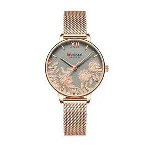 Curren 9065 Quartz Watch With Stainless Steel Strap for Women - Variant 2