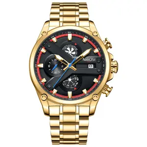Nibosi 2513 High-Quality Stainless Steel Chronograph Men's Watch - Variant 3