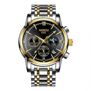 Nibosi 2516 High Quality Stainless Steel Luminous Men's Watch - Variant 4