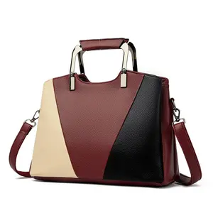 Trendy Contrast Luxury & Stylish Design Color Women's Shoulder Bag