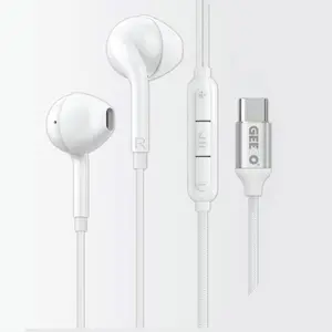 GEEOO TC555 Type-C Half In-Ear Wired Earphone - Variant 2