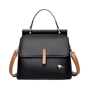 ROAISS Elegant Exquisite Multi-pocket Fabric Large Capacity Shoulder Bag