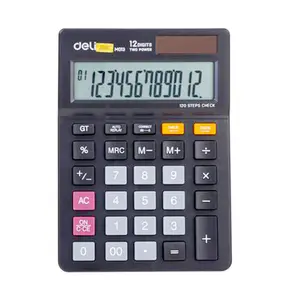 Deli EM01320 Check and Correct Plastic Desktop Calculator 12 Digits
