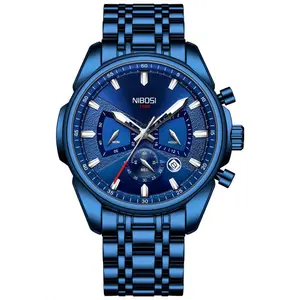 Nibosi 2508 Luxury Stainless Steel Luminous Needles Men's Watch - Variant 3