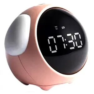 Xiaomi Emoji Pixel Voice Control Alarm Clock With Led Light & Multifunction Digital Clock