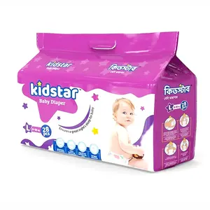 Kidstar Dry Lock Ensures Low Rewet Belt System Baby Diaper