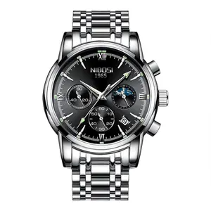 Nibosi 2516 High Quality Stainless Steel Luminous Men's Watch - Variant 1