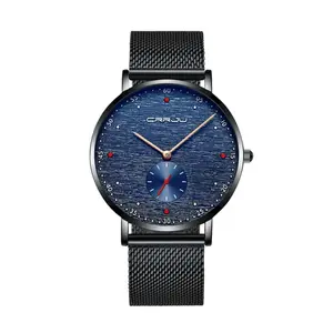 CRRJU 2163 Minimalist Stainless Steel Multifunctional Analog Quartz Men's Watch - Variant 3