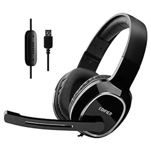 Edifier K815 Wired Black USB Over-Ear Gaming Headphone