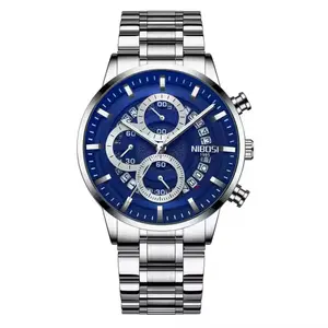 Nibosi 2369 Multifunction Stainless Steel Fashionable Men Watch - Variant 1