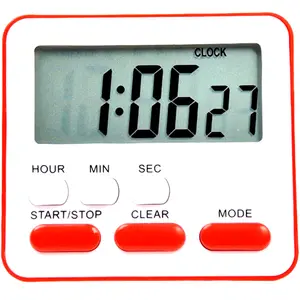Kitchen Clock English 24-hour Electronic Timer LCD Digital Reminder Table Clock