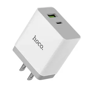 Hoco C24A Bele Dual-Port QC3.0 Fast Charger with Type-C Outputs