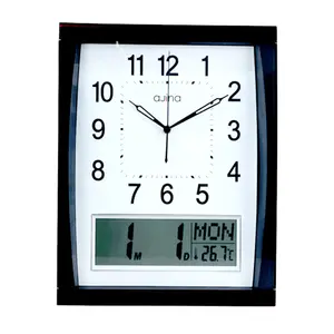 Ajina Analog And Digital Orbit RTG Wall Clock