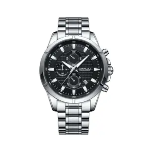 CRRJU 2308 Luxury Redefined Stainless Steel Analog Quartz Men's Watch - Variant 3