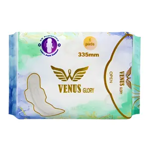 Venus Glory Individually Wrapped Sanitary Pad with 3D Wings System