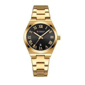 Curren 9095 Dial Quartz Elegant Stainless Steel Waterproof Women Watch - Variant 4