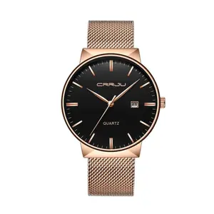 CRRJU 2213 Ultrathin Stainless Steel Multifunctional Analog Quartz Men's Watch - Variant 2