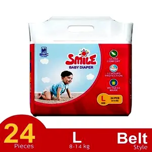 SMC Smile Dry Lock Ensures Low Rewet Belt System Baby Diaper - Variant 2