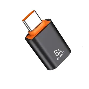 OTG10 6A 120W Type-C to USB 3.1 Super Fast Charging OTG Adapter 