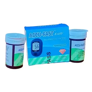 Accu-Fast Easy Blood Glucose Test Strips Pack for Diabetes