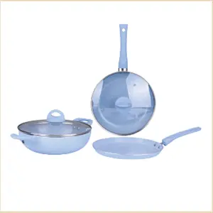 Gazi FE 2201-4C Non-Stick Coating for Easy Cooking and Cleaning Cookware Set Fry pan - Variant 2