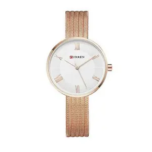 CURREN 9020 Mesh Stainless Steel Analog Watch For Women - Variant 4