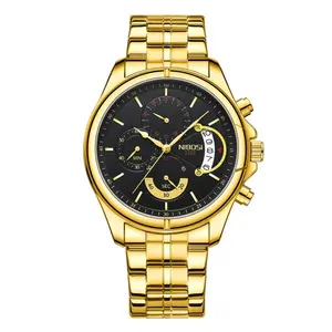 Nibosi 2522 High Quality Stainless Steel Analog Men's Watch 