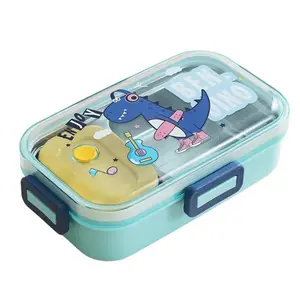 Kids Cartoon Stainless Steel Leak-Proof Lunch Box