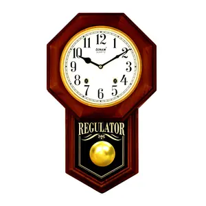 Sonam 5157 SST Pendulum Musical Analog Wall Clock