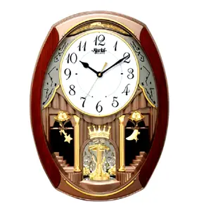 Ajanta 2927 Classic Musical Pendulum Quartz Wall Clock