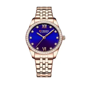 CURREN 9086 Quartz Movement Stainless Steel Women Watch