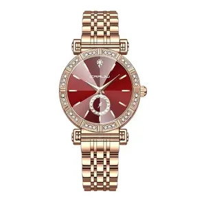 CRRJU 2494 Classic Fashion Rhinestone Diamond Movement Analog Dress  Women Watch - Variant 2