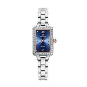 Naviforce NF5043 Luxury Stainless Steel Strap Chronograph Retro Versatile Fashion Women's Watch - Variant 4