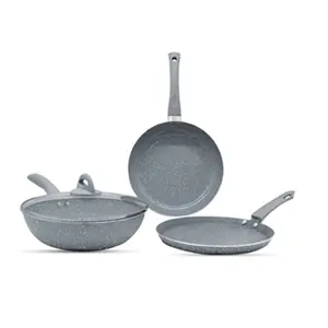 Gazi FE 2201-4C Non-Stick Coating for Easy Cooking and Cleaning Cookware Set Fry pan - Variant 4