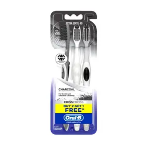 Oral-B Ultrathin Charcoal Easy To Use Toothbrush (Buy 2 Get 1 Free)