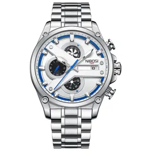 Nibosi 2513 High-Quality Stainless Steel Chronograph Men's Watch - Variant 2