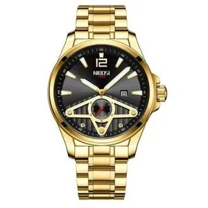 Nibosi 2511 Luxury Stainless Steel Chronograph Analog Men's Watch