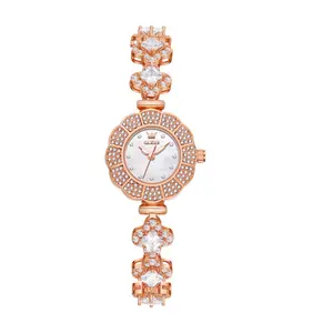 OLEVS 9813 Fashion High-grade Ins Design Niche Mermaid Diamond Encrusted Women's Watch - Variant 3