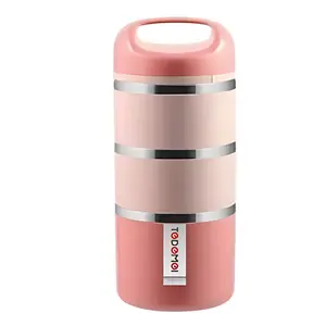 Tedemei Stainless Steel 3-Layer Food Container Lunch Box - Variant 2