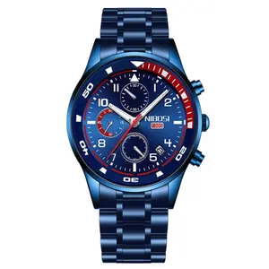  Nibosi 2386 Luxury Stainless Steel Waterproof Men's Watch - Variant 2