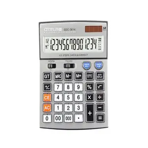 Citiplus SDC-3614 Glass Key Series Electronic Calculator 14 Digit