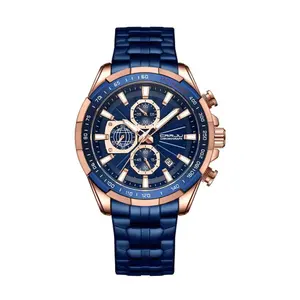 CRRJU 2305 High Quality Stainless Steel Multifunctional Classic Fashion Men's Watch - Variant 2