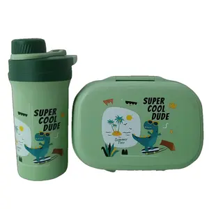 Leak-Proof, Durable, and Portable Lunch Box with Water Pot