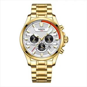 Nibosi 2512 High Quality Stainless Steel & Multifunction Chronograph Men's Watch - Variant 1