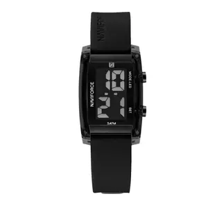 Naviforce NF7118 Comfortable Silicone Starp Digital Fashion Women's Watch - Variant 1